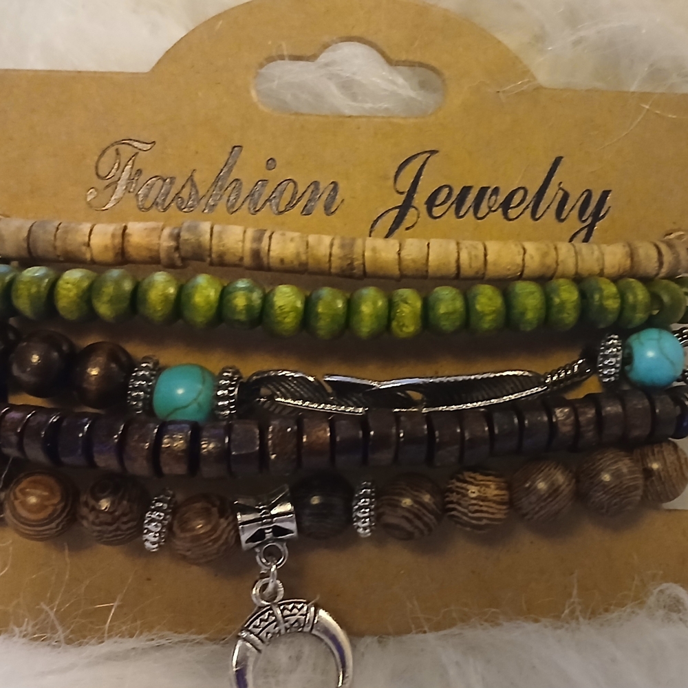 Fashion Jewelry Multicolor Beaded Bracelet Set